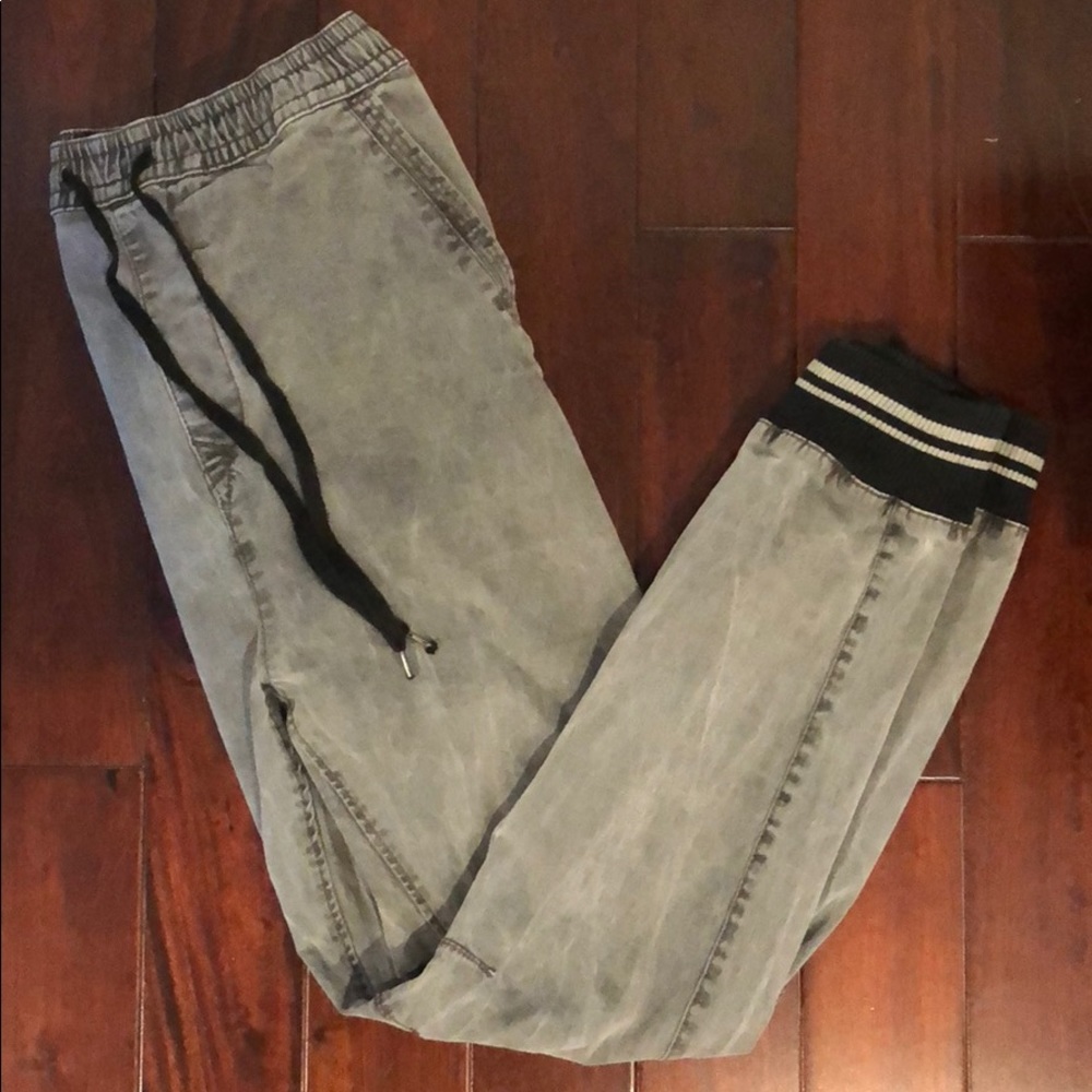 COTTON ON grey wash denim joggers